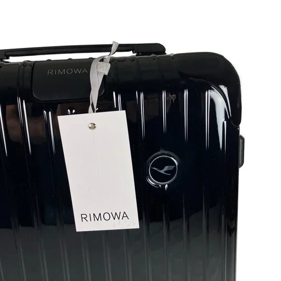 RIMOWA x Lufthansa Limited Edition Essential Cabin Carry On Gloss Black 36L NEW - Picture 2 of 15